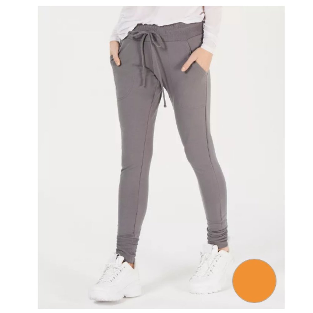 Free People Movement Orange Skinny Jogger Pants M